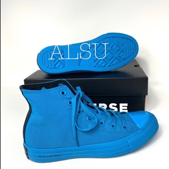 Converse x O.P.I. Ctas Canvas High Top Cyan Space - Picture 5 of 9